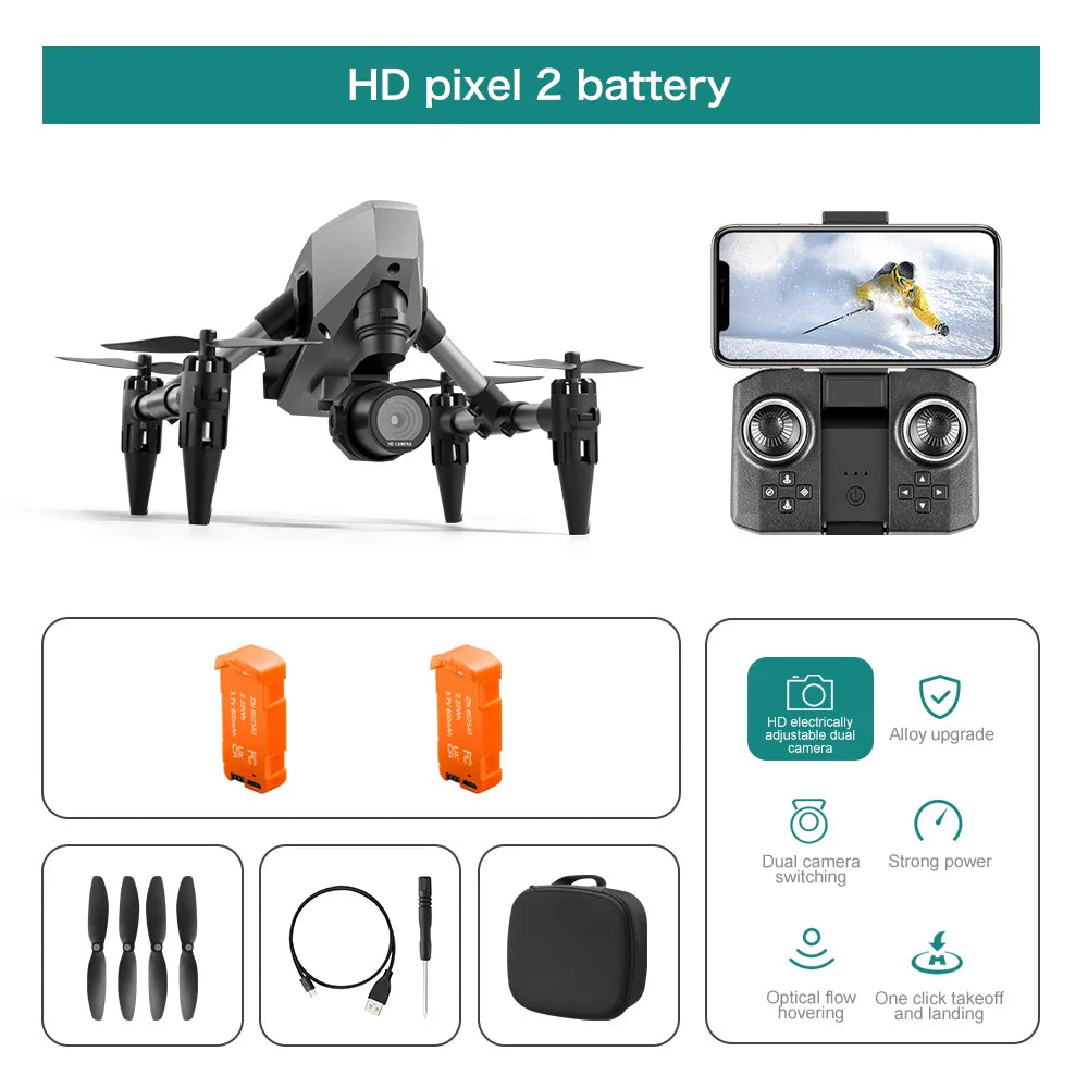 Foldable XD1 Mini Drone with Dual HD Cameras-5