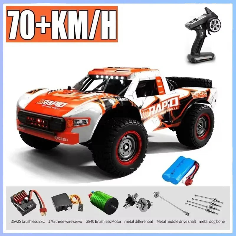 GANGYINGBAO JJRC Q130 1:16 70KM/H High-Speed 4WD Brushless RC Car-6