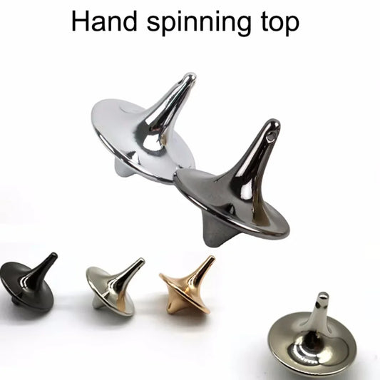 High End EDC Stress Reliever Metal Turntable Top-0