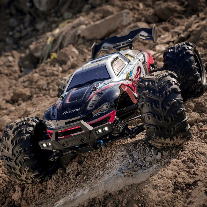 High-Speed 1:16 4WD Drift RC Car with LED - 75KM/H Monster Truck-3