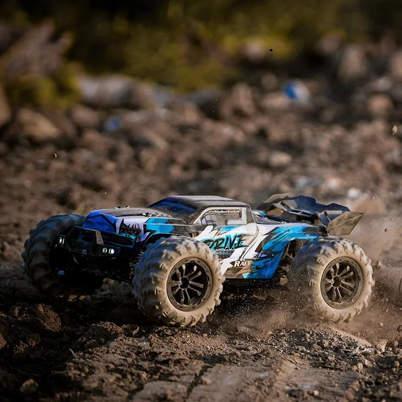 High-Speed 1:16 4WD Drift RC Car with LED - 75KM/H Monster Truck-4