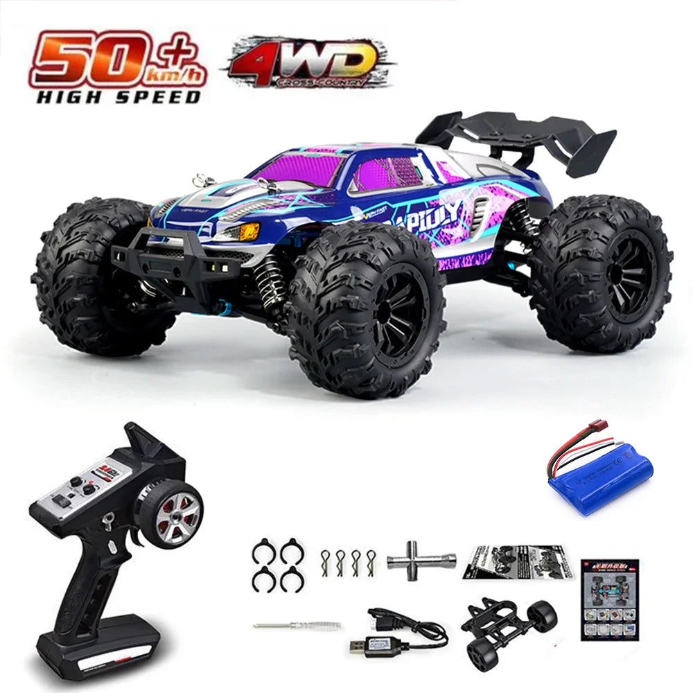 High-Speed 1:16 4WD Drift RC Car with LED - 75KM/H Monster Truck-9