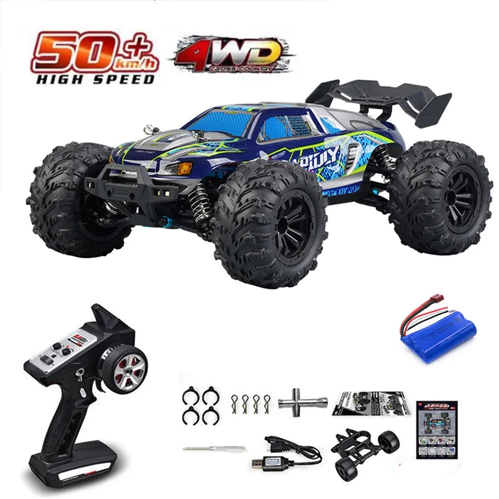 High-Speed 1:16 4WD Drift RC Car with LED - 75KM/H Monster Truck-11