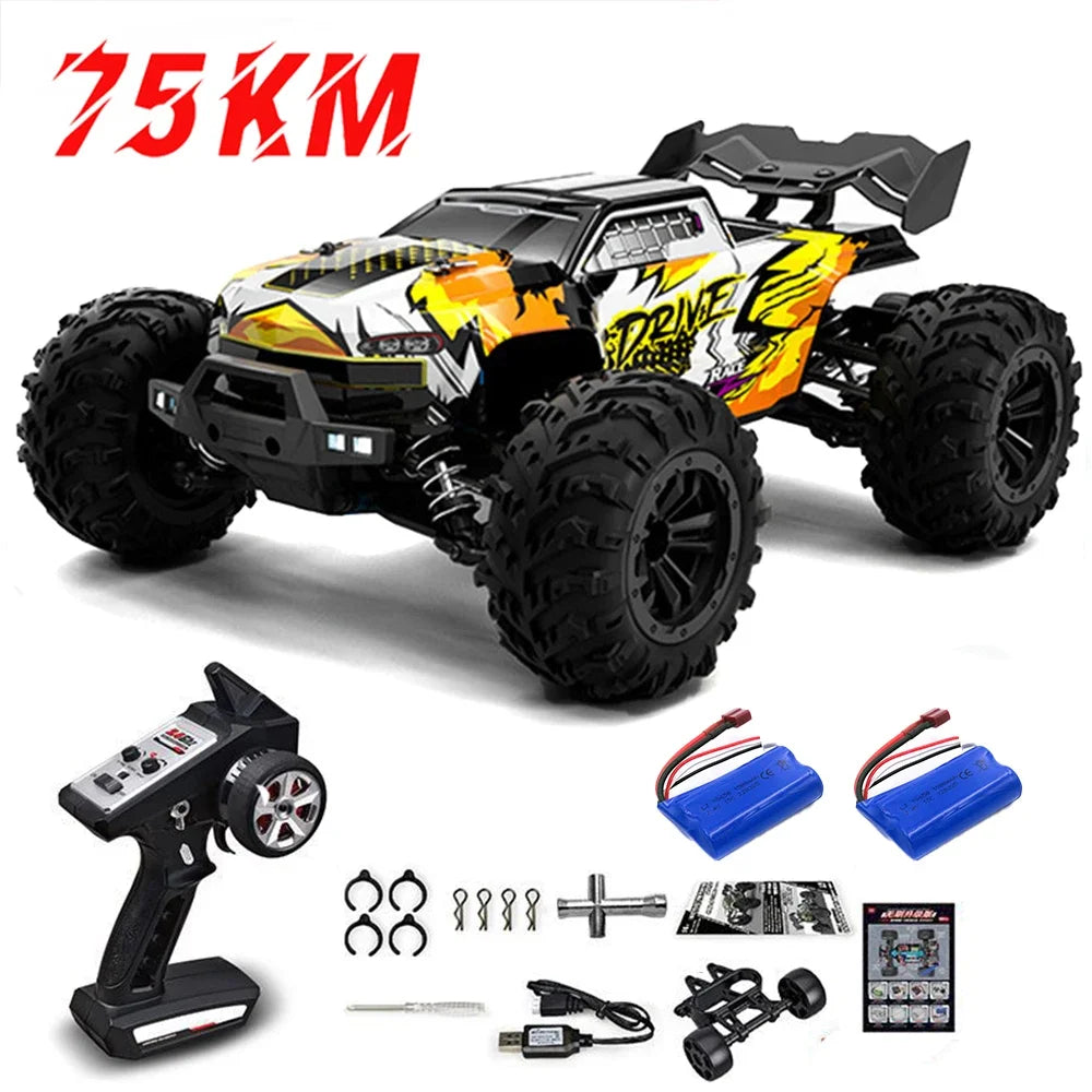 High-Speed 1:16 4WD Drift RC Car with LED - 75KM/H Monster Truck-16