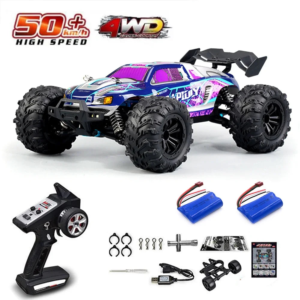 High-Speed 1:16 4WD Drift RC Car with LED - 75KM/H Monster Truck-10