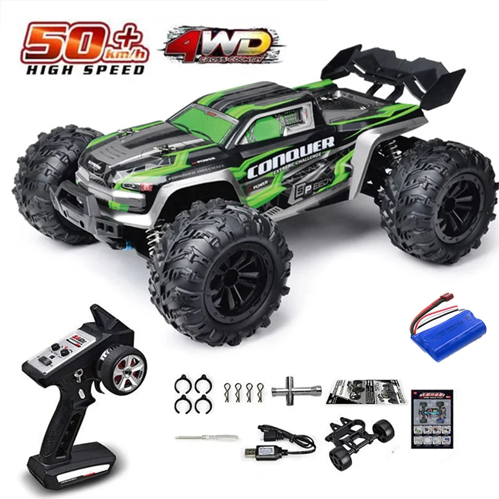 High-Speed 1:16 4WD Drift RC Car with LED - 75KM/H Monster Truck-17
