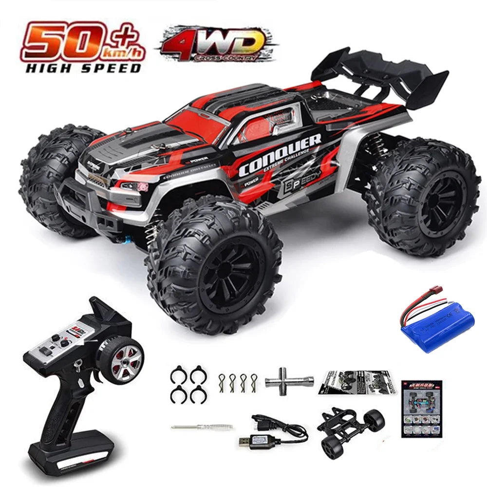 High-Speed 1:16 4WD Drift RC Car with LED - 75KM/H Monster Truck-19