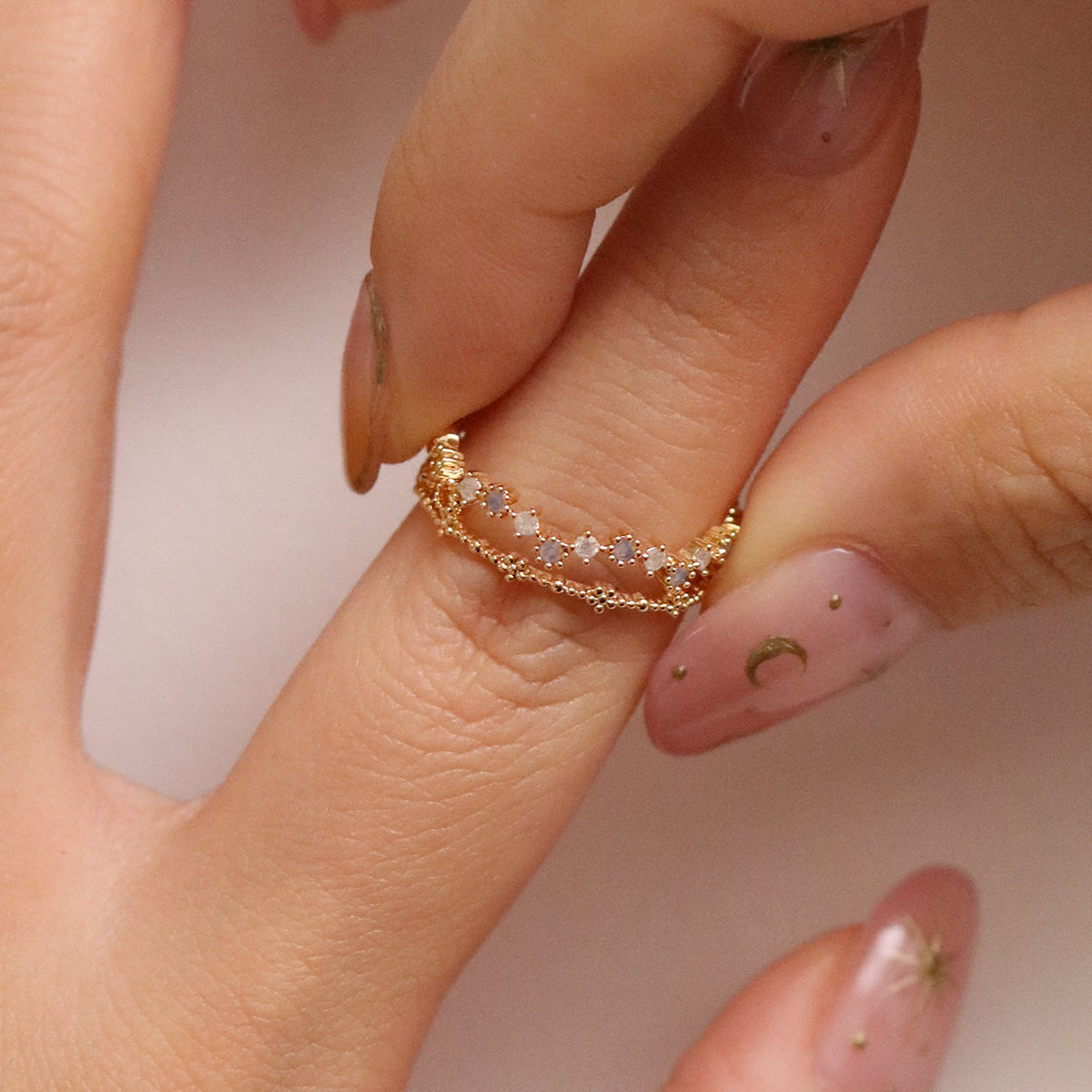 Princess Cubic Layered Ring-1
