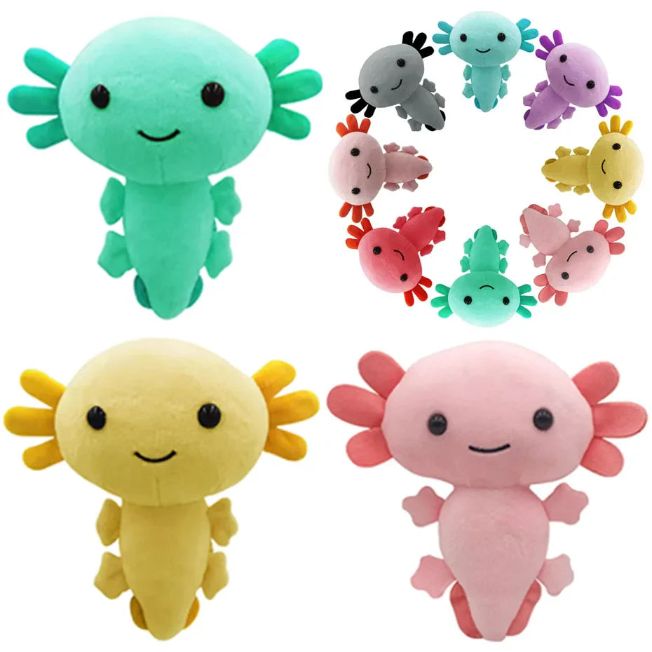 Kawaii Axolotl Plush Toy for Kids-0