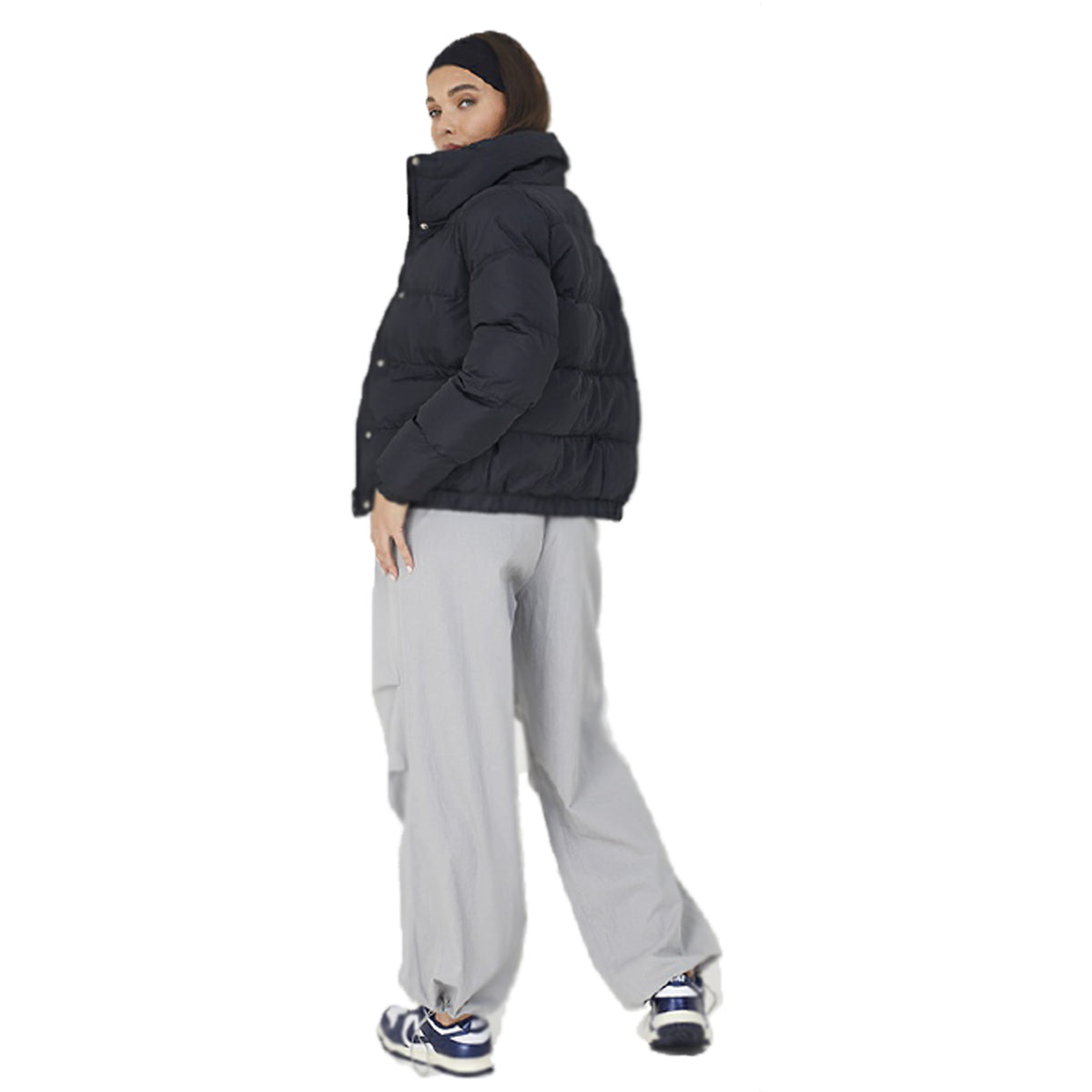 Ladies Brave Soul Slaypeach Puffer Jacket-2