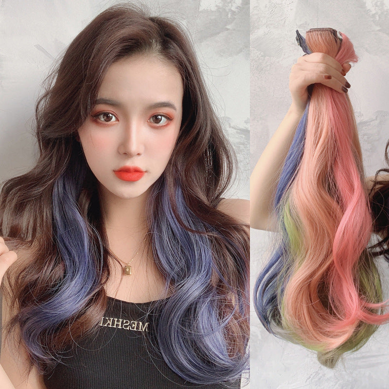 Long Curly Hair Color Wigs-0