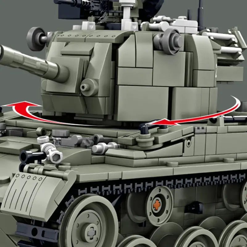 M47 Patton Tank 1448pcs-2