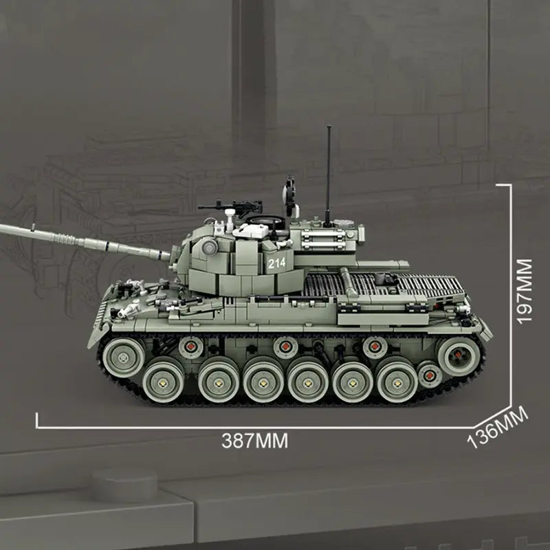 M47 Patton Tank 1448pcs-4