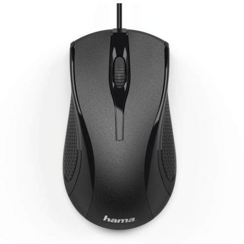 Hama MC-200 Wired Optical Mouse, 1000 DPI, USB, 3 Buttons, Black-0