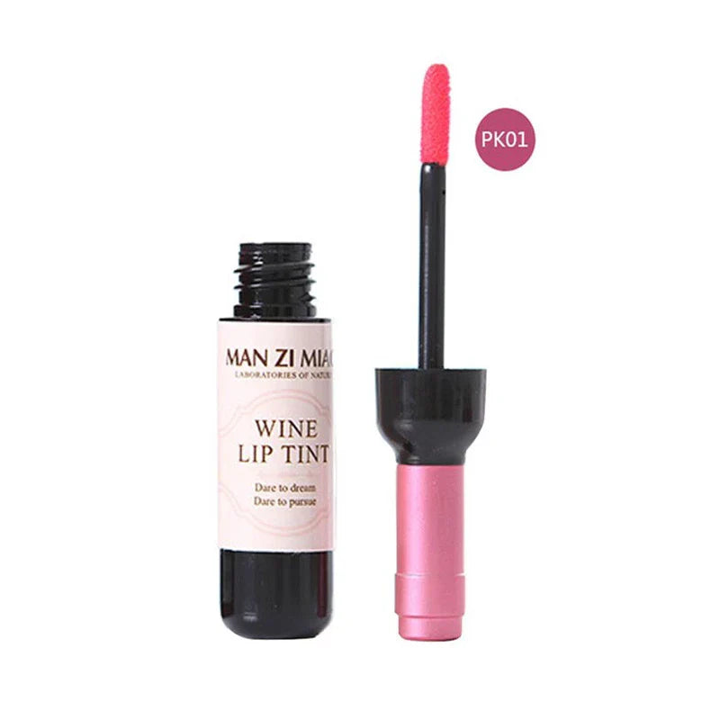Matte Liquid Lipstick Red Wine Bottle Shaped Lip Gloss-7