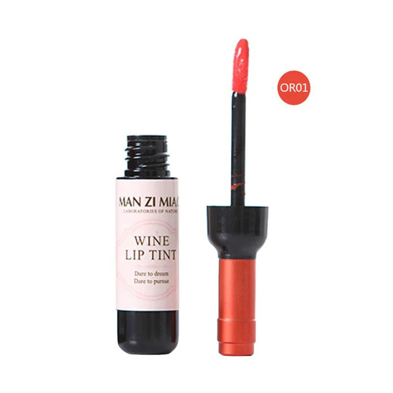 Matte Liquid Lipstick Red Wine Bottle Shaped Lip Gloss-8