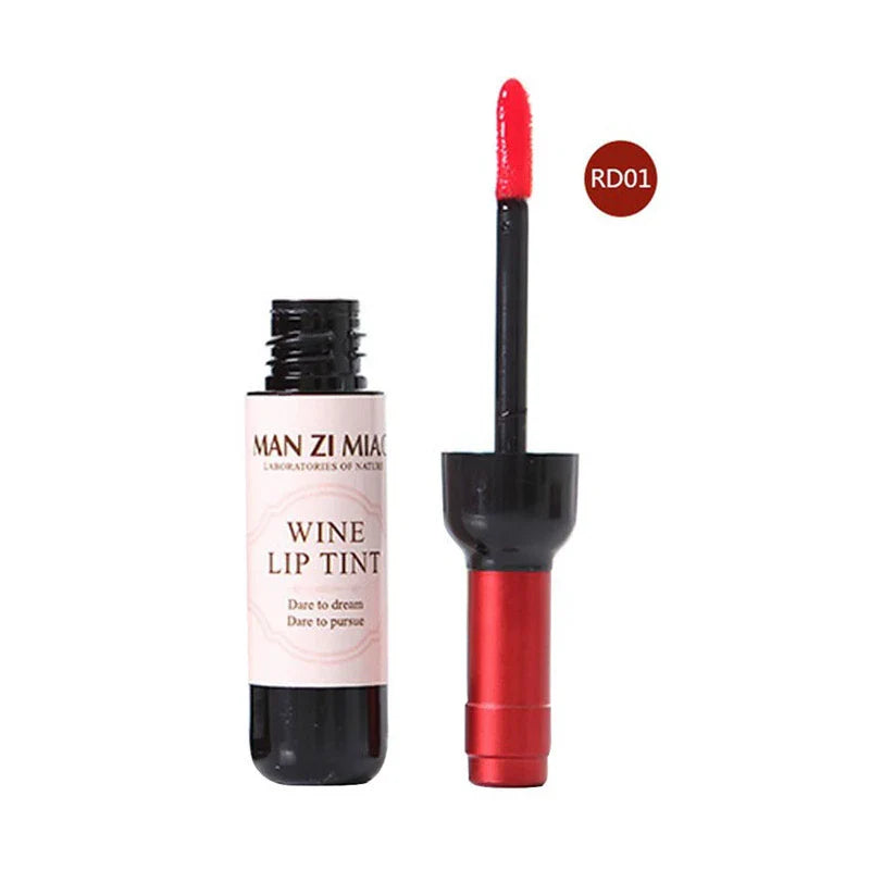 Matte Liquid Lipstick Red Wine Bottle Shaped Lip Gloss-9