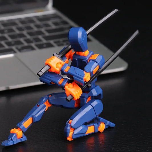 Multi-Jointed 3D Printed Robot Figurines-0