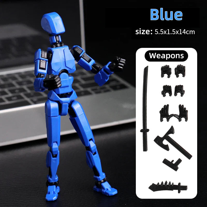 Multi-Jointed 3D Printed Robot Figurines-4