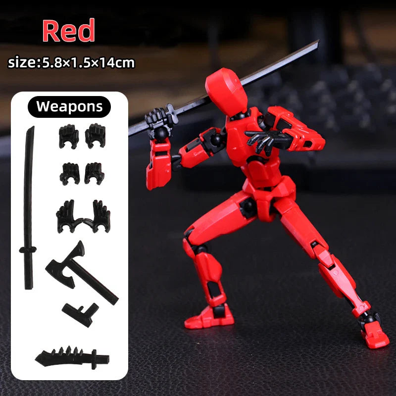 Multi-Jointed 3D Printed Robot Figurines-7