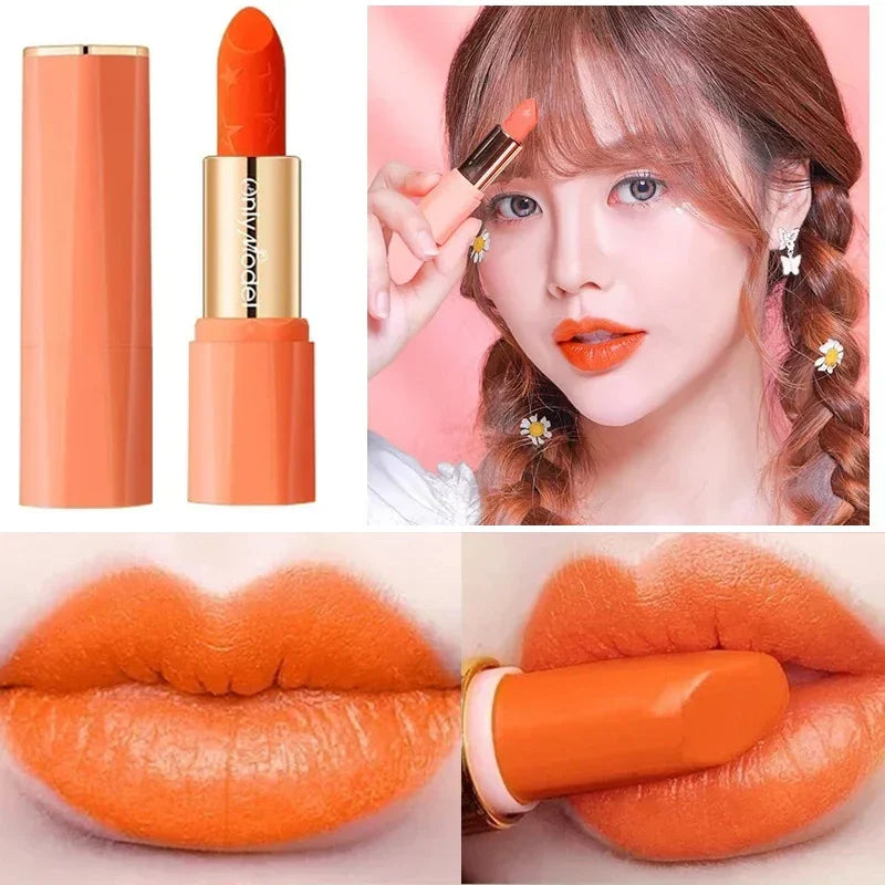 Orange Lipstick-0