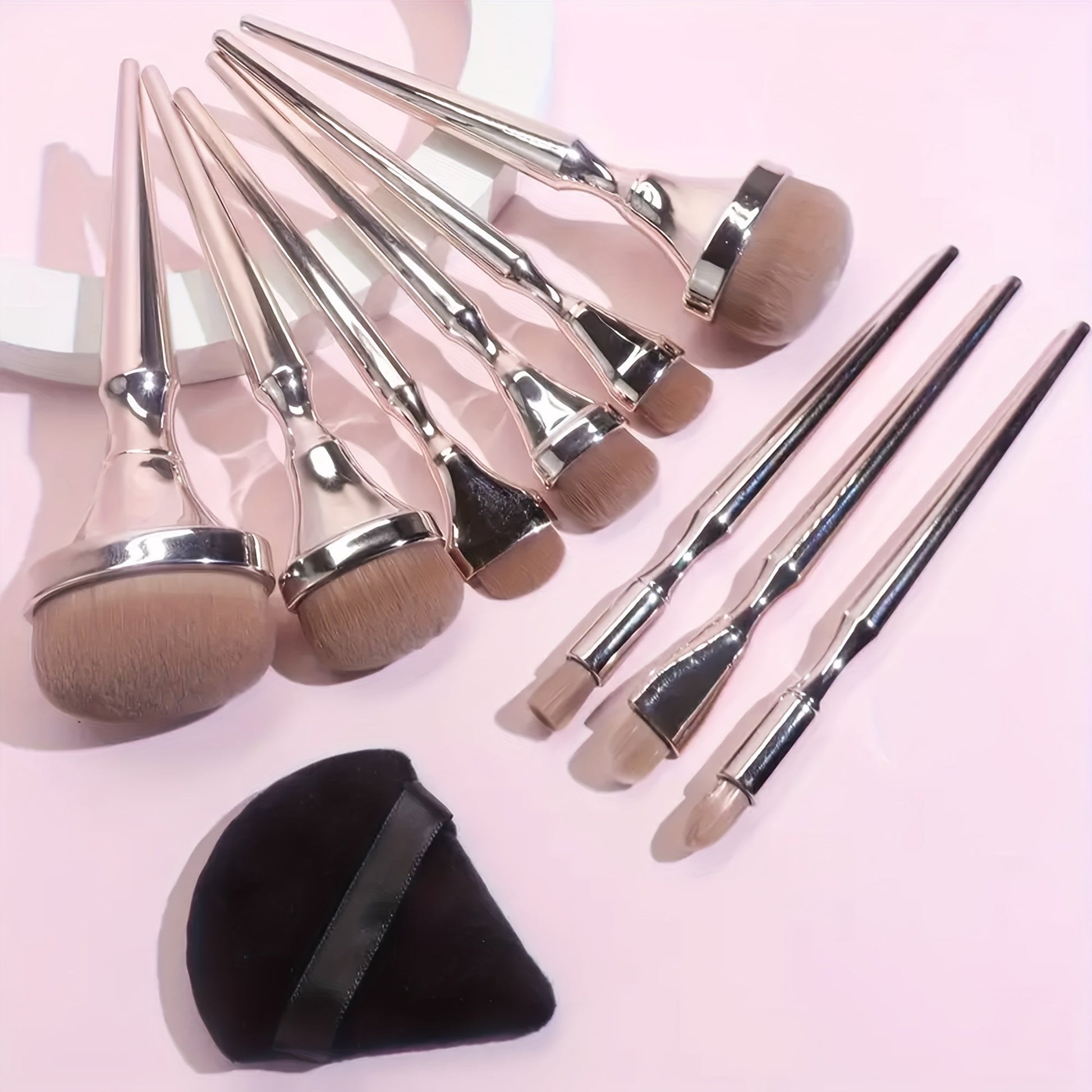 Oval Makeup Brush Set-0