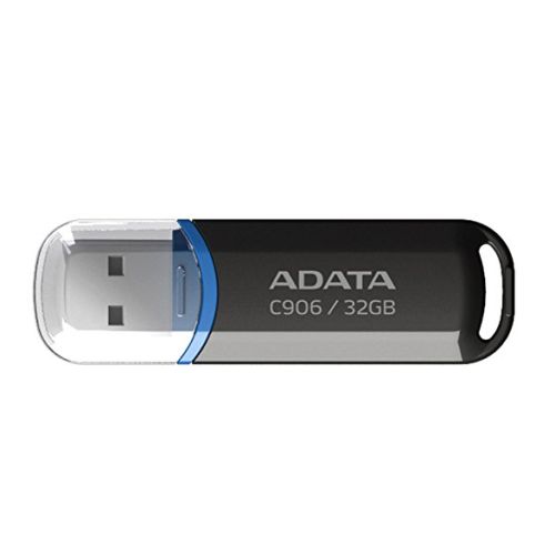 ADATA 32GB C906 USB 2.0 Memory Pen, Compact, Black & Blue-0