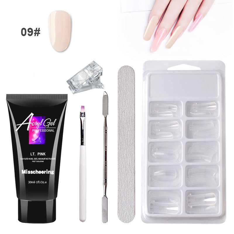 Painless Extension Gel Nail Art-3