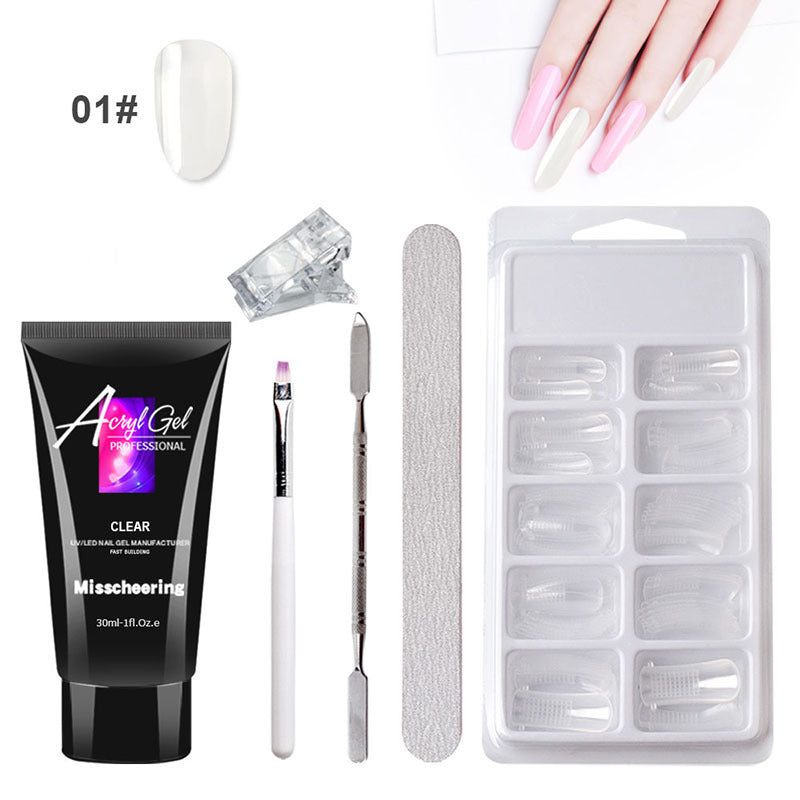 Painless Extension Gel Nail Art-5