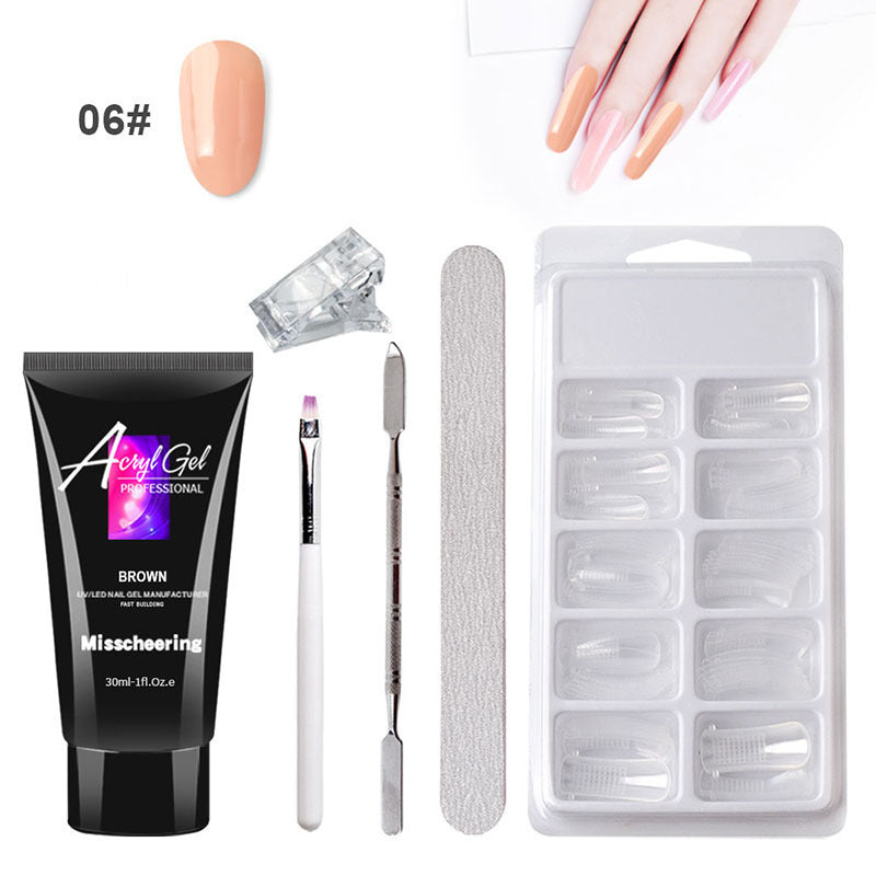Painless Extension Gel Nail Art-8