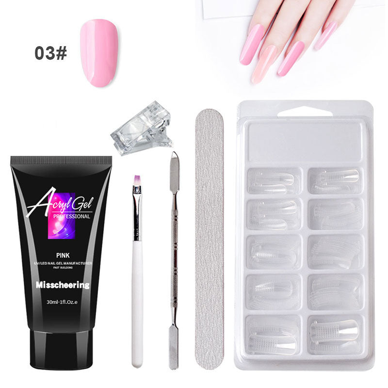 Painless Extension Gel Nail Art-6