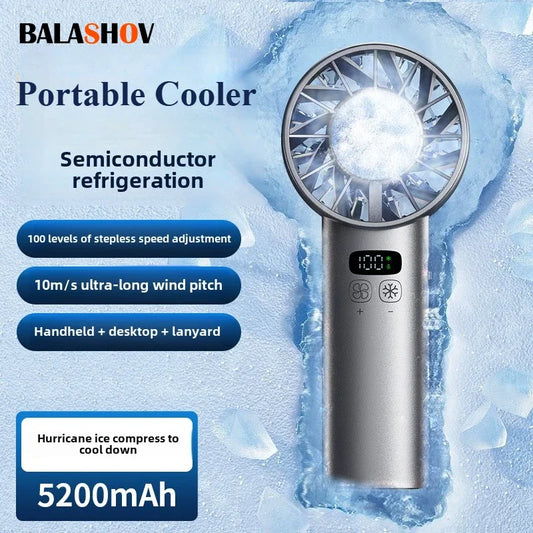 Portable USB Rechargeable Handheld Fan-0