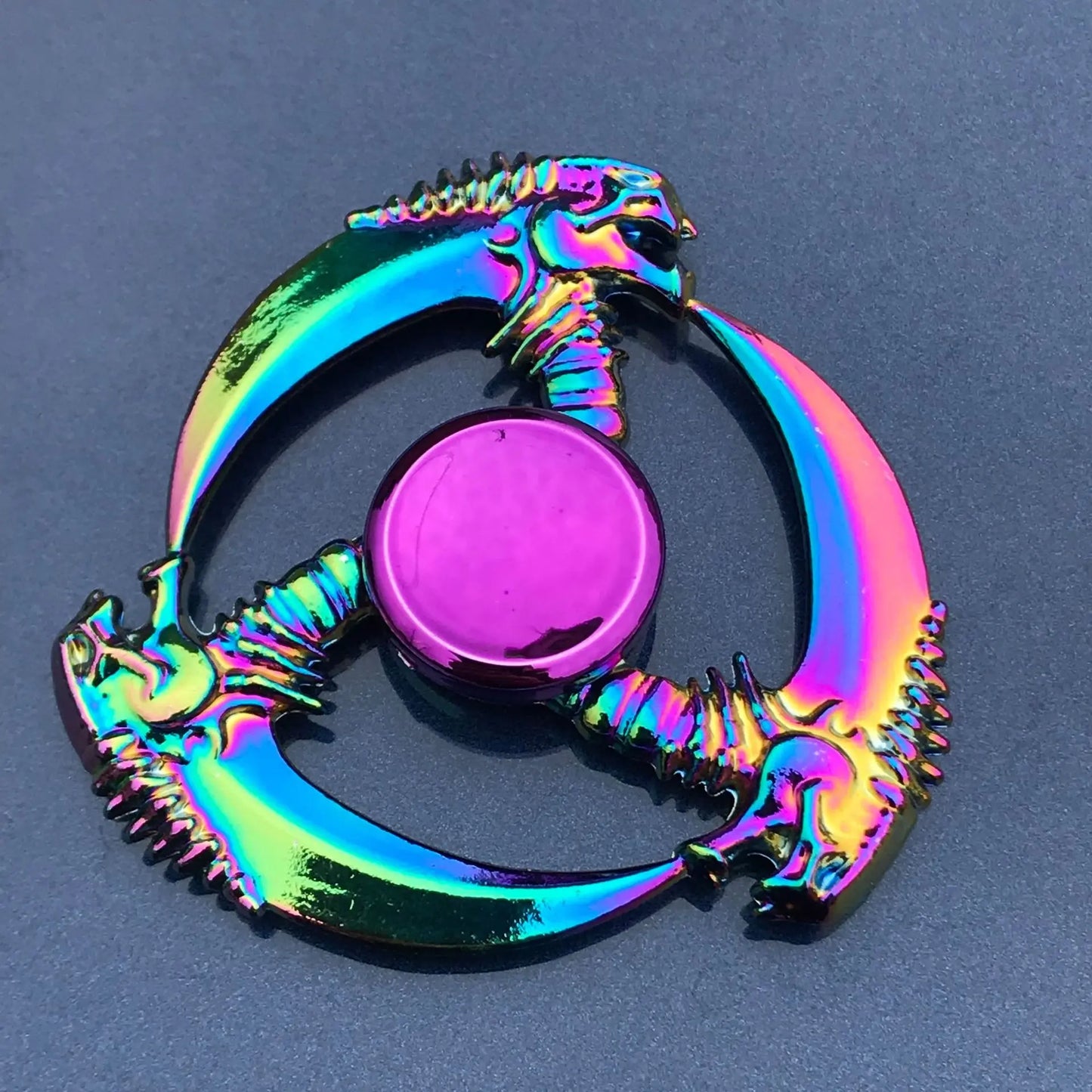 Rainbow Fidget Metal Spinner High Speed Stress Relief-15
