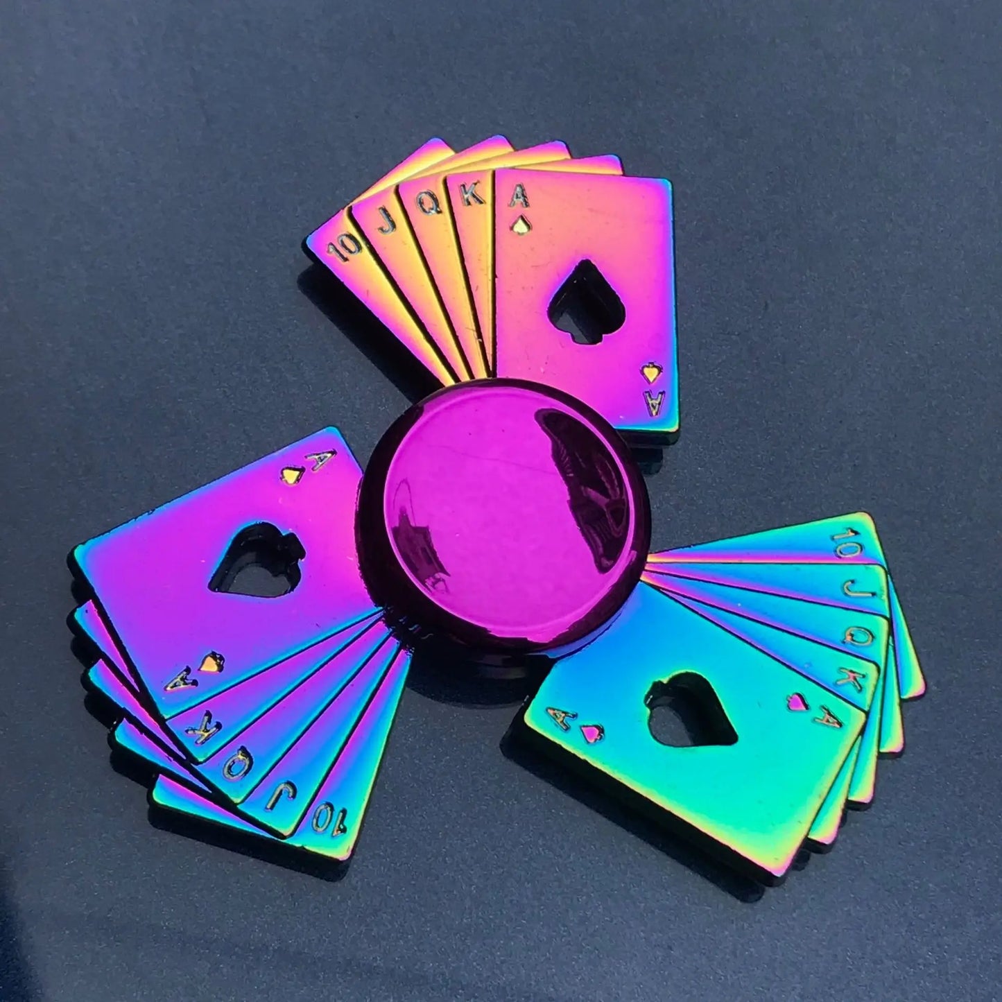 Rainbow Fidget Metal Spinner High Speed Stress Relief-16