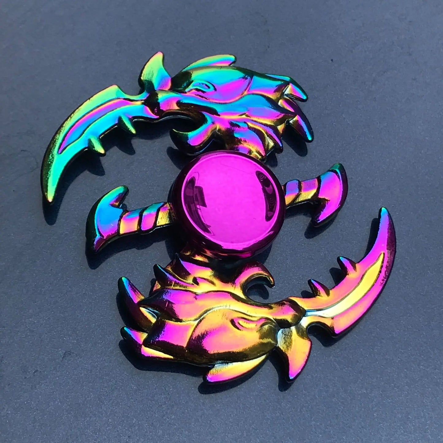 Rainbow Fidget Metal Spinner High Speed Stress Relief-8