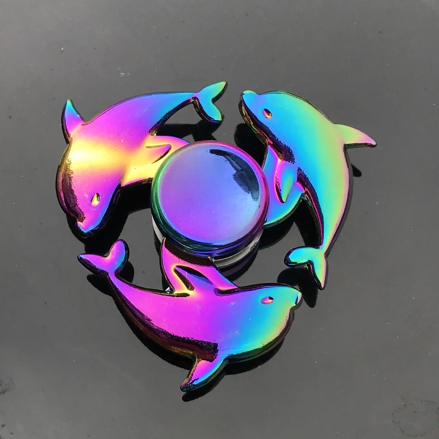 Rainbow Fidget Metal Spinner High Speed Stress Relief-11