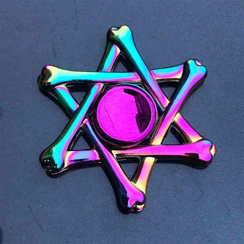 Rainbow Fidget Metal Spinner High Speed Stress Relief-12