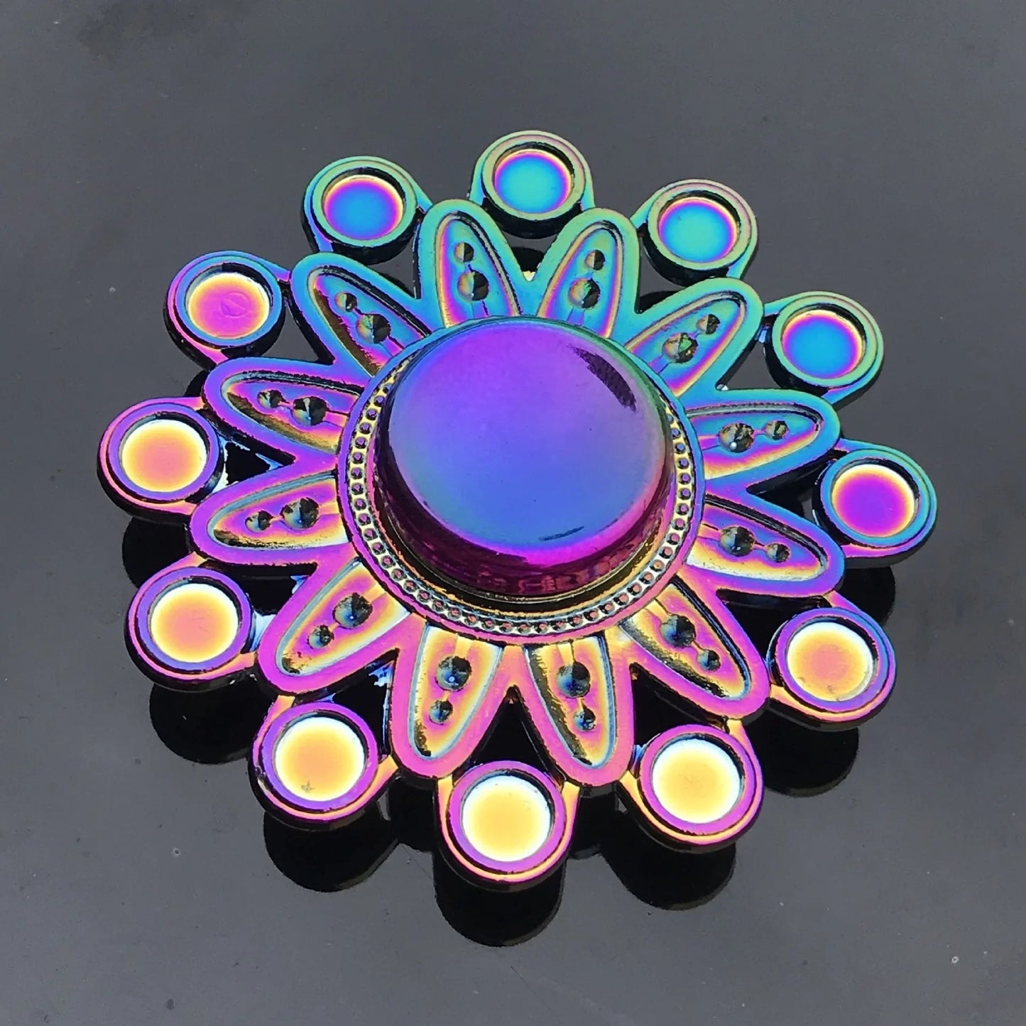 Rainbow Fidget Metal Spinner High Speed Stress Relief-19