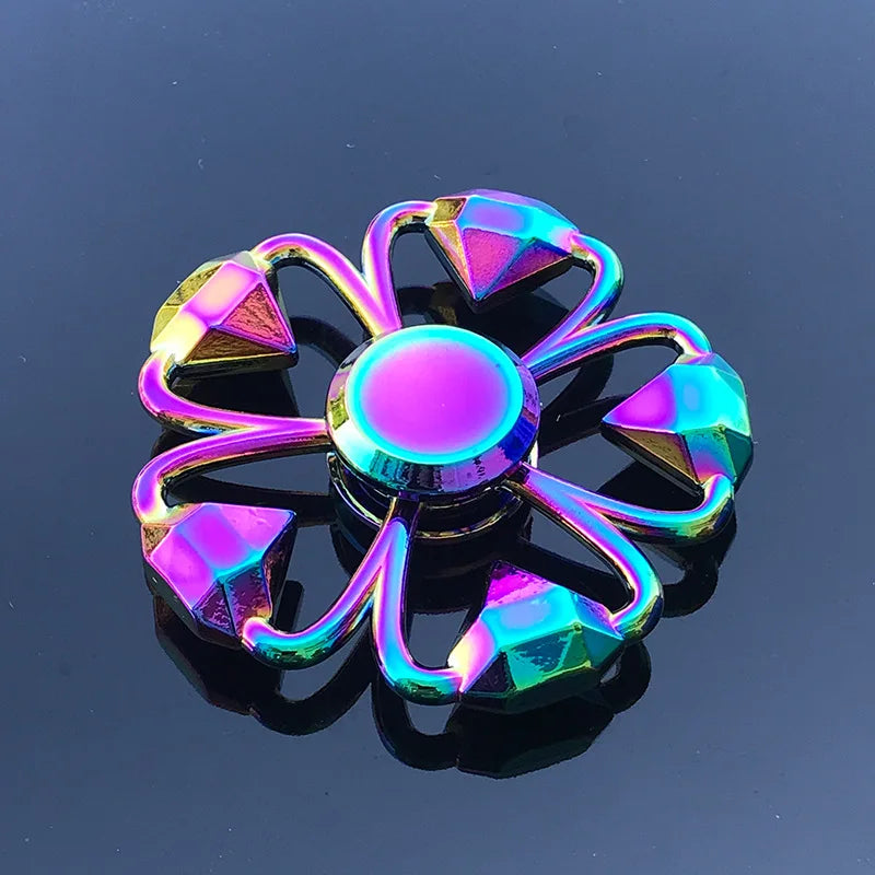 Rainbow Fidget Metal Spinner High Speed Stress Relief-10