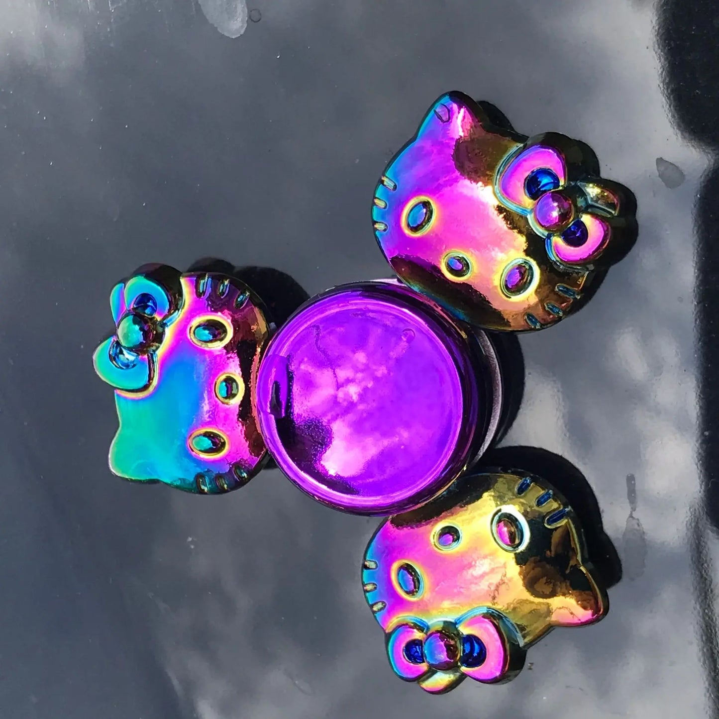 Rainbow Fidget Metal Spinner High Speed Stress Relief-13