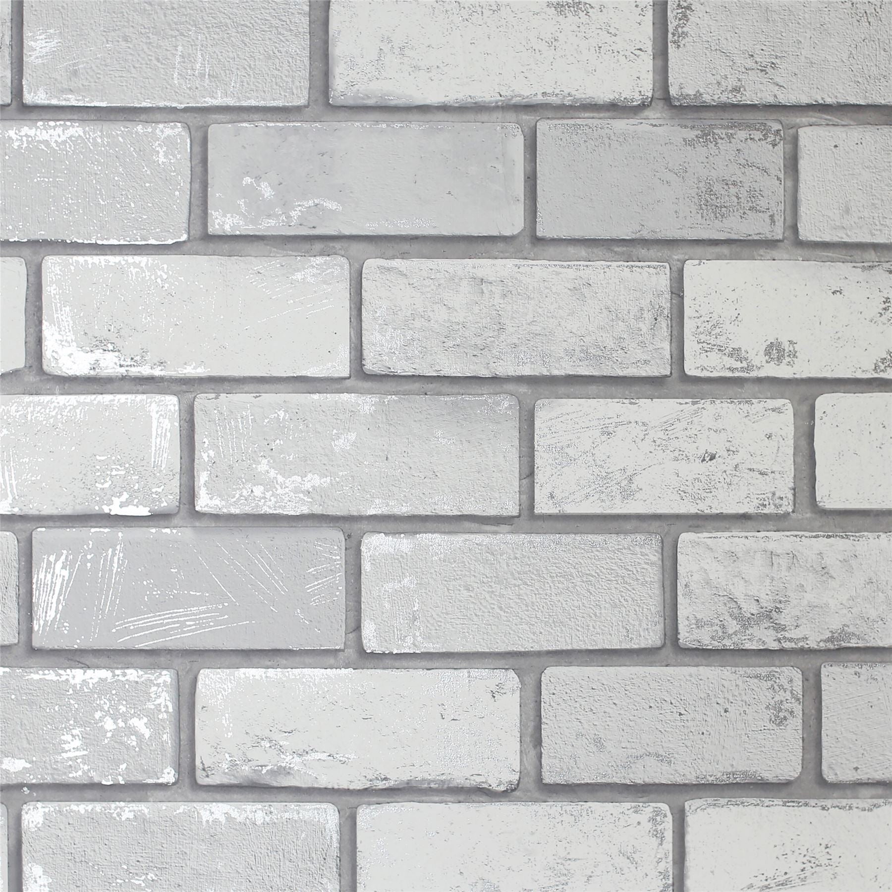 Metallic Brick White/Silver sw12-0