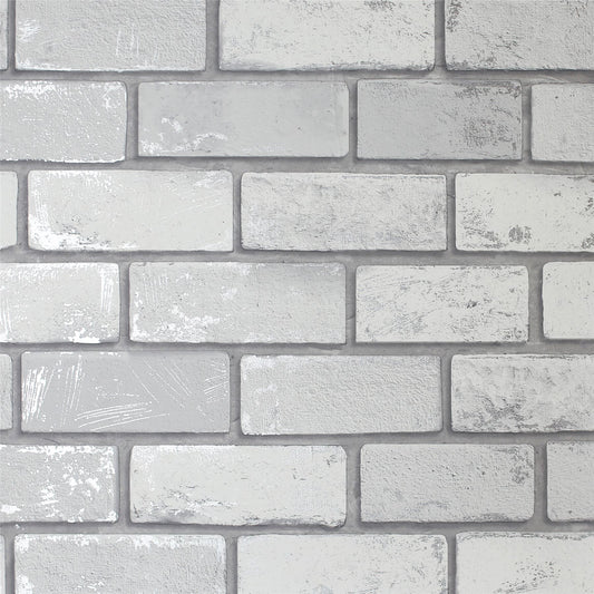 Metallic Brick White/Silver sw12-0