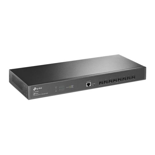 TP-LINK (TL-SX3008F) JetStream 8-Port 10GE SFP+ L2+ Managed Switch, Centralized Management, Fanless, Rackmountable-0