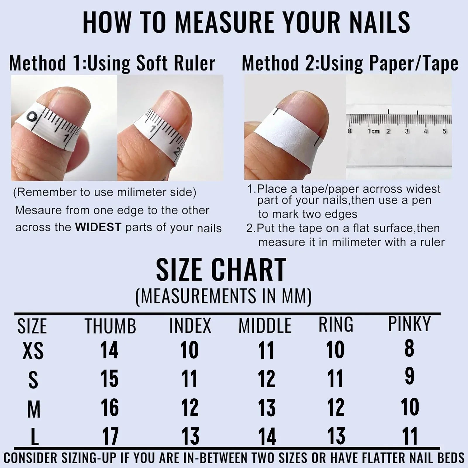 Glossy Almond French Press On Nails Set-2