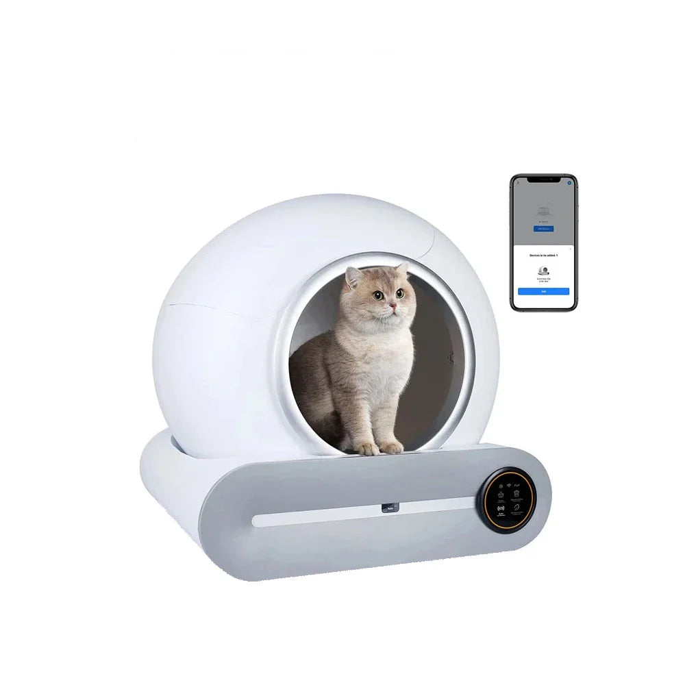 SmartClean 65L Self-Cleaning Cat Litter Box-5