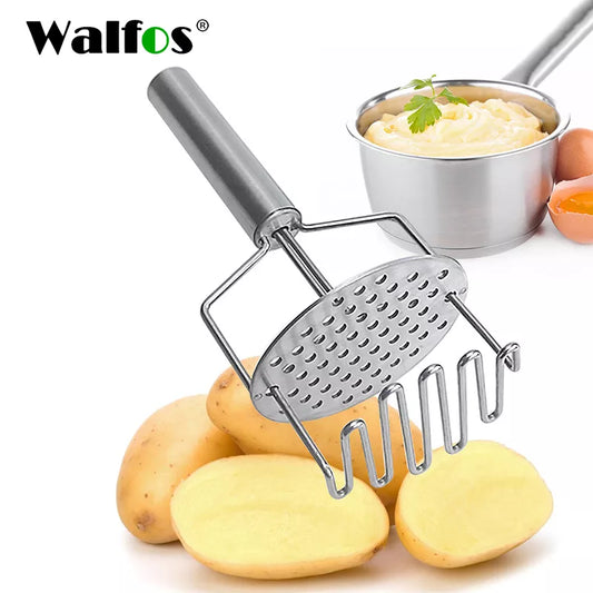 Stainless Steel 2-in-1 Potato Masher & Ricer-0