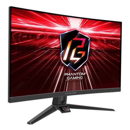 Asrock 27" Phantom Gaming FHD Curved Monitor (PG27F15RS1A), 1920 x 1080, 1ms, 2 HDMI, DP, 240Hz, HDR 10, VESA-0