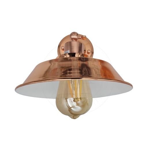 Vintage Industrial Rose Gold Retro Wall light Sturdy Metal Lamp Shade LightsClassic Style Electroplated Finish E27 lamp-0