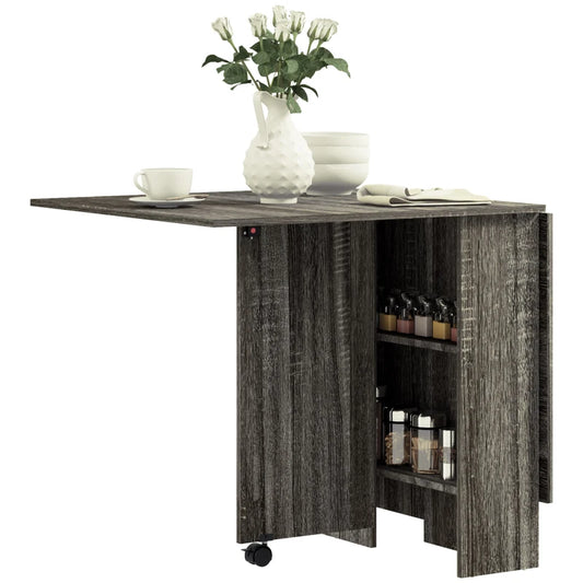 Grey Folding Kitchen Table