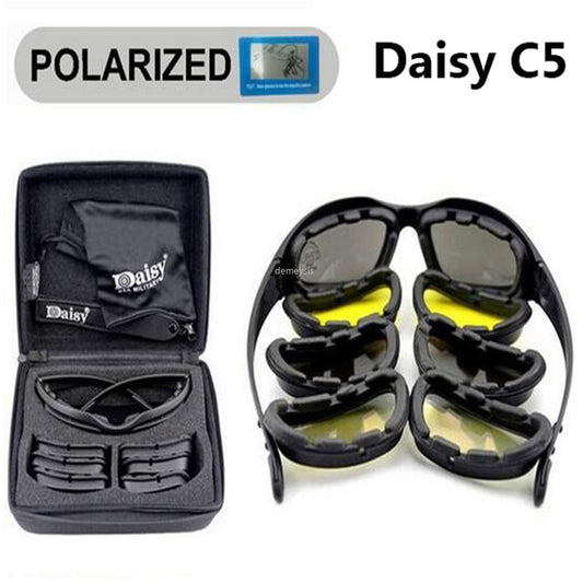 Desert 4 Lenses Tactical Glasses-0